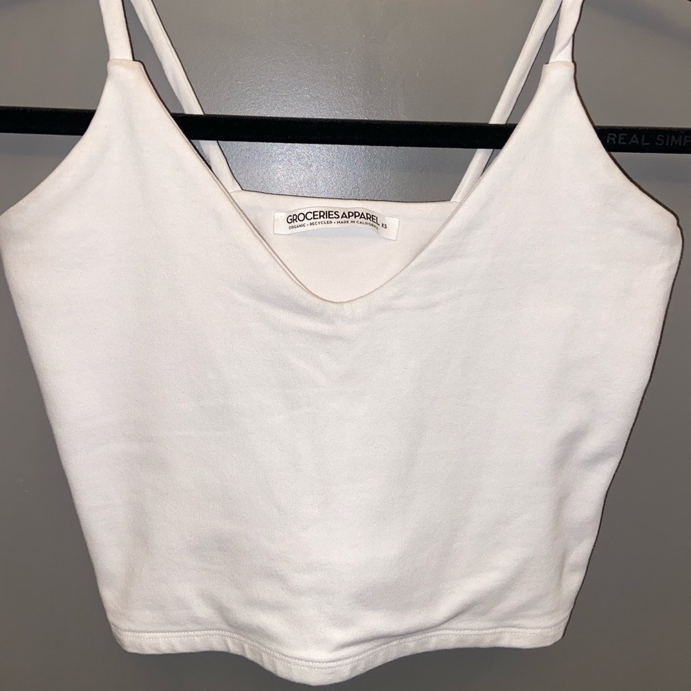White Crop Top
